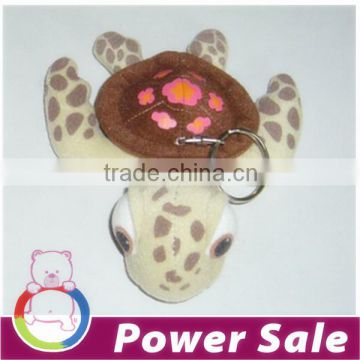 Shanghai wholesale plush turtle keychain