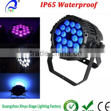 18pcs 10w 4 in 1 RGBW IP65 outdoor LED Zoom par light Dmx-512 waterproof Lighting Projector Party Club Pub KTV Dj Stage Lighting