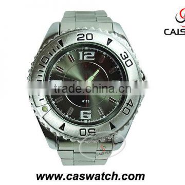 Stainless steel watch case alloy band sliver watch