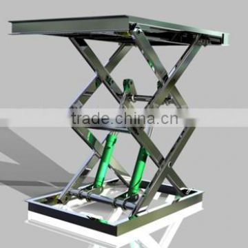 Small Platform Profile Scissor Lift / car lift (CE) / cargo scissor lift