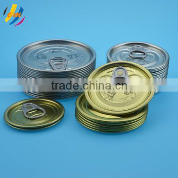 Tinplate lid for fish packing food grade lacquer inside