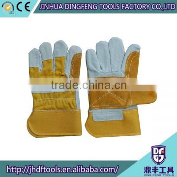 leather working glove Pure leather gloves