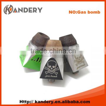 Square poison gas bomb / bullet v2 rda atomizer