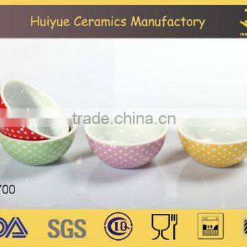 ceramic tapas dish with printing 20700
