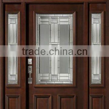 House Doors Design With Side Lites And Transom DJ-S9113MSTHS-12