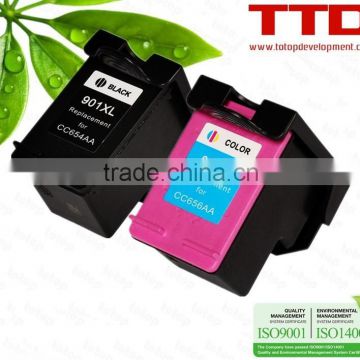 TTD Remanufactured 901 901XL Ink Cartridge CC656AN CC654AN for HP Officejet J4580 J4640 J4680