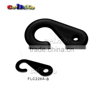 Black Plastic Sock Hook Hanger For Sock Stocking Packaging And Displaying #FLC226A-B/B-B