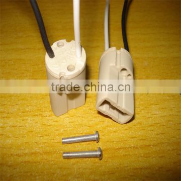 ceramic G9 lamp socket (with M10*1 metal hicky)