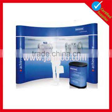 curved PVC aluminum pop up banner