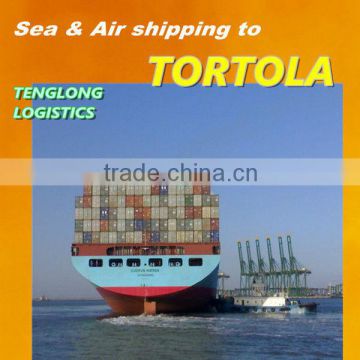 offer shipping agent service to Roadtown of Tortola from Lianyun gang Nanjing
