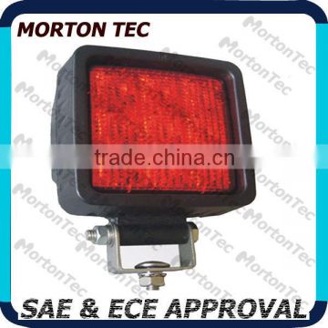 Super Bright 10-30V SAE & ECE Approval 9*1W Red auto led warning light