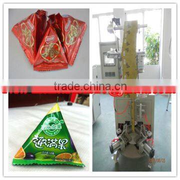 Soft candy triangle bag packaging machine