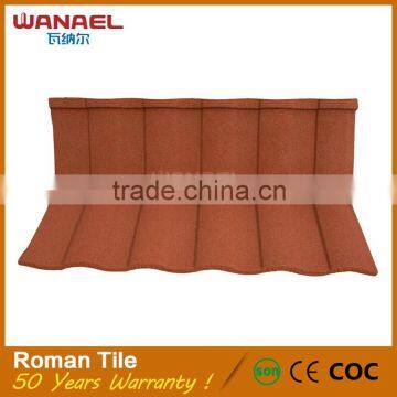 Roman red color corrugated roofing sheet water proof corrugated ...