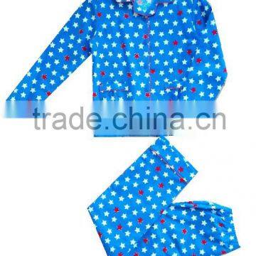 Boy`s cotton printed flannel pajamas