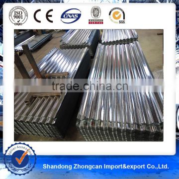 Prime 0.45mm Galvanized Wave Sheet/Zinc Coated Steel Roofing Sheet from Shandong ZhongCan