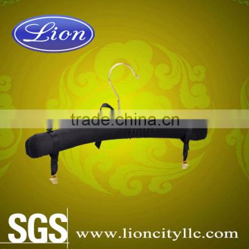 LEC-S5038 classical black satin hanger