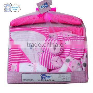 100% Cotton Baby Products Promotion Baby Gift Set