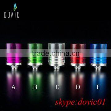China supplier 22mm glass drip tips with 510 base