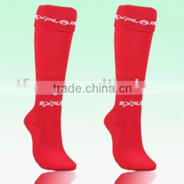 2016 Red Nylon Football Socks