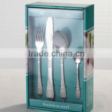 20PCS Hand Polish Wedding Gift Stainless Steel Cutlery Set