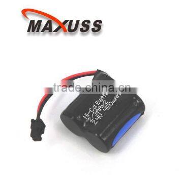 2/3AA Ni-CD 2.4V 450mAh Rechargeable Battery MSM-2P Plug