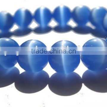 China wholesale cat's eye healing crystal bracelets for Christmas gift