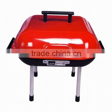 Mini Charcoal BBQ Grill with stainless steel legs