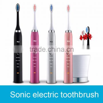 New Products China Cheap OEM Waterproof Recharge Sonic Vibrating Electric Tooth Brush with a cup