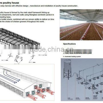 steel structure farm for eggs chicken