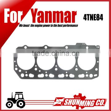 4TNE84 steel cylinder head gasket for Yanmar diesel industrial engine replacement Parts