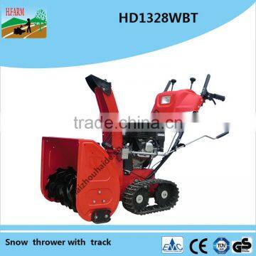 13 HP snow blower with rubbertrack