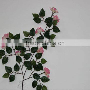 Hot selling plastic artificial azalea leaves for for home decor