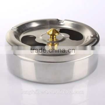 2016 new arrival cheap windproof stainless steel ashtray