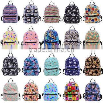 Canvas Backpack female 2015 new winter fashion handbag portable child backpack factory direct printing