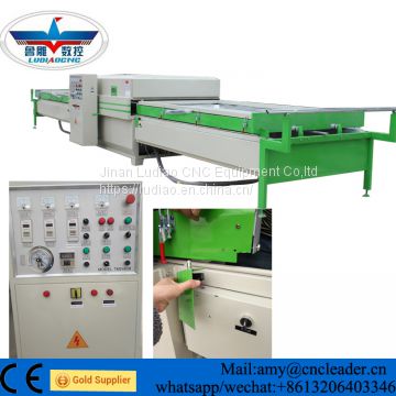 Automatic PVC film Vacuum membrane press machine for wood cabinet door