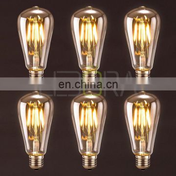 4W 6W 8W 10w filament bulb lamp 12V ETL vintage led light