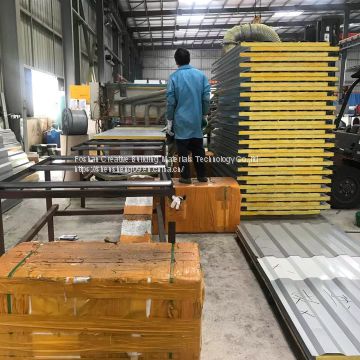 Wall And Proof Rockwool Sandwich Panel For Steel Structure Building/Prefabricated House