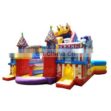 Inflatable Roller Coaster Obstacle Course Bounce Ninja Warrior Amusement Park Equipment For Kids Adult