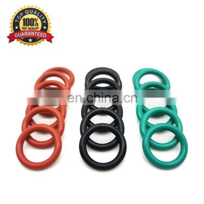 Factory Price Oil Resistant Peroxide Cured Silicone Rubber O-Ring Black Green Fluorous Oring FKM NBR EPDM Rubber Sealing O Ring