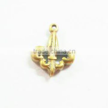 brass pendants charms jewelry accessory fingding component punching die brass charm butterfly