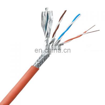 Low Smoke Halogen Free Double Shielded Cat7 Sftp7 Hsyvp7 Cables Rs485 Network Communication Lan Cable 26Awg