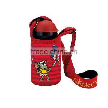 Water Bottle with Neoprene Cover milk holder Insulated Can Tube Cooler