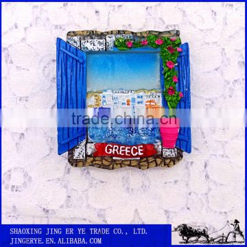 special design fridge Magnet with colorful greece view