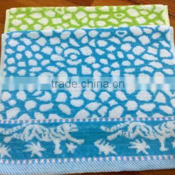 Full Color and Texture Cotton Face Towels