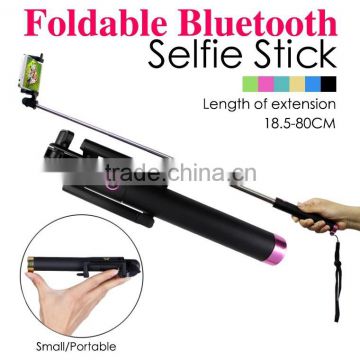 2015 high quality new design Bluetooth smartphone dispho selfie foldable monopod
