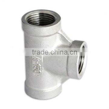 stainless steel pipe fitting reducing tee