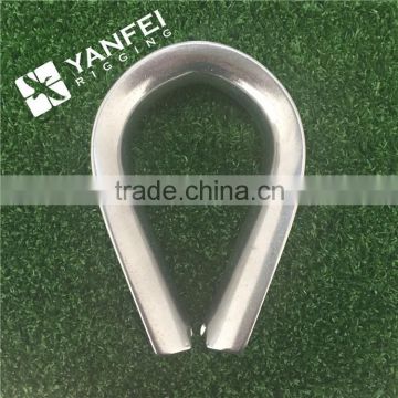 Stainless Steel G411 Light Duty US Type Wire Rope Thimble