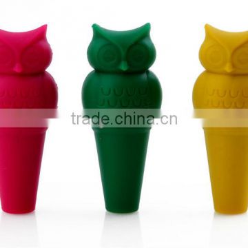 Funny wholesalewater bottle stoppers, silicone wine bottle stopper, novelty wine bottle stopper