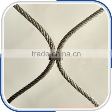 Stainless steel ferruled rope mesh( low price)