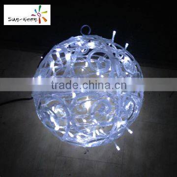 Led outdoor decoration light Chinese style round shaped chrismas decoration motif light